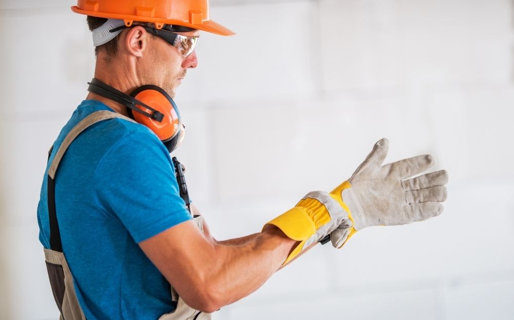 guy wearing construction gear